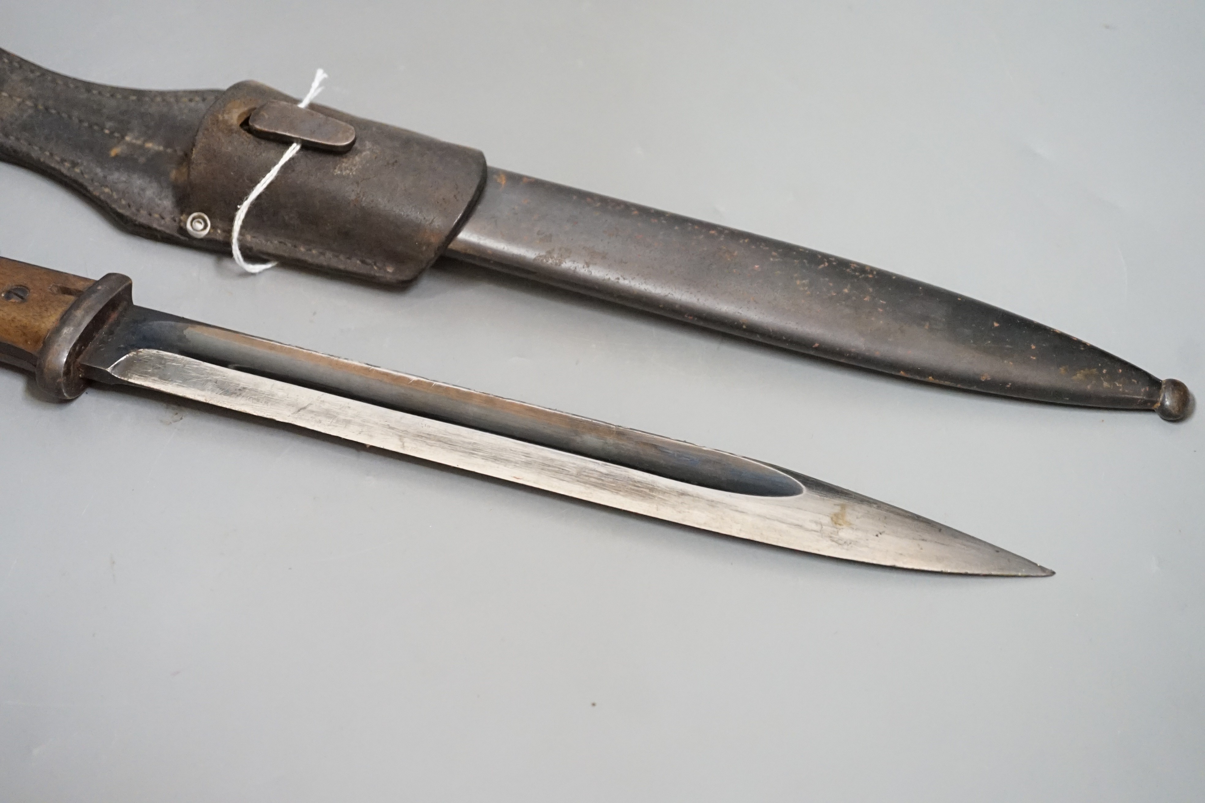 A German WWI bayonet with sheath